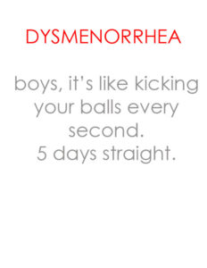 dysmenorrhea-painful